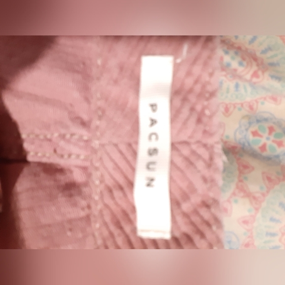 Pacsun NWT Women's Corduroy Rose Pink Mom Jeans 100%Cotton Size 30 - Picture 4 of 7